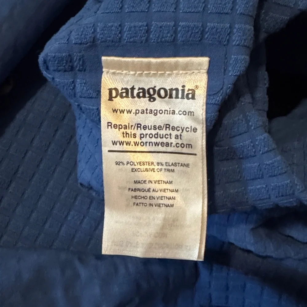 Patagonia Blue Performance Hooded Jacket - Picture 3 of 4